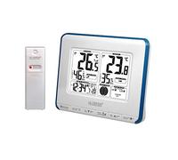 La Crosse Technology WS6812WHI-BLU - Stazione di Temperatura per Interni/Esterni, Colore: Blu/Bianco