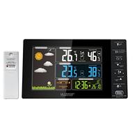 LA CROSSE TECHNOLOGY WS6827-BLA - Stazione meteorologica con Schermo a Colori, Colore Nero