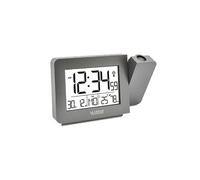 LA CROSSE TECHNOLOGY - WT522 Sveglia Radio-Pilotata con Proiezione - Argento