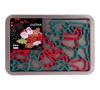 La Cucina Cake Sheet +cookie cutters, Christmas set
