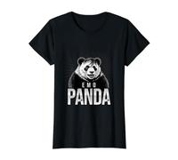 La Cultura del Panda Emo Maglietta con Stampa Grafica Economica
