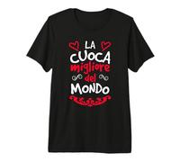 La cuoca Migliore del Mondo. Mamma Cucina. Maglietta Premium