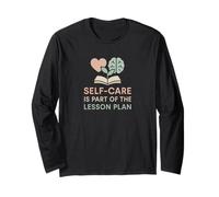 La Cura di sé degli Insegnanti Fa Parte del Piano di lezione Salute mentale Maglia a Manica