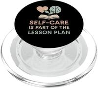 La cura di sé degli insegnanti fa parte del piano di lezione Salute mentale PopSockets PopGrip per MagSafe