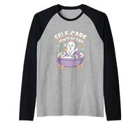 La cura di sé non fa paura di Halloween Maglia con Maniche Raglan