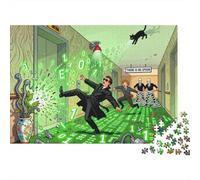 La curva della realtà codificata verde Puzzle in Legno Impermeabile Puzzles Da 1000 Pezzi Regali Per Adulti Colorati Giochi Di Impegnativi