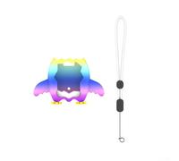 La custodia in silicone per Tamagotchi Paradise Console offre un assorbimento costante degli urti e l'esclusione della polvere e l'integrazione del cordino senza cuciture (colorata)