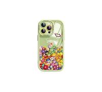 La custodia per cellulare è adatta per bambole colorate di vari modelli di iPhone e Apple. (aqua, iPhone 16 Pro Max)