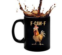La Da Caffè, Design Per Tutte Le Stagioni 350 Ml, per Acqua in Ceramica con Motivo del Gallo, per Acqua Birra Cioccolato Tè Casa Campeggio Dormitorio Hotel Appartamento