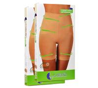 La Dama Blu, set da 2 guaine panciera in tessuto elastico fortemente contenitivo