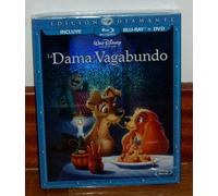 La Dama E Il Vagabondo Classico Disney Nº 15 Slipcover Blu-Ray+DVD Nuovo