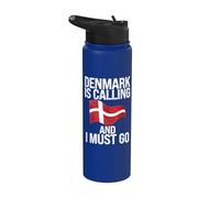 La Danimarca chiama e devo andare danese Stainless Steel Insulated Water Bottle