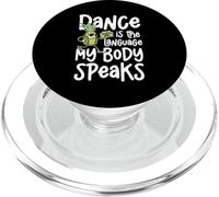 La danza è la lingua che il mio corpo parla divertente PopSockets PopGrip per MagSafe