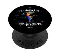 La danza e la mia preghiera- Salmo 150 Lode Cristiana PopSockets PopGrip Adesivo