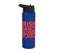 La danza irlandese come uno sport normale ma molto più difficile Stainless Steel Insulated Water Bottle