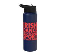La danza irlandese come uno sport normale ma molto più difficile Stainless Steel Insulated Water Bottle