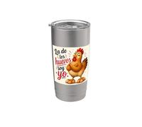 La de los Huevos Soy Yo Bicchiere termico in acciaio inox doppia parete
