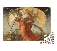 La dea del raccolto Puzzle 1000Pcs Cerere e falce Decorazione Per La Casa. Rilassamento E Intelligence Per Adulti E Bambini Da 14 Anni 52x38cm/1000pcs