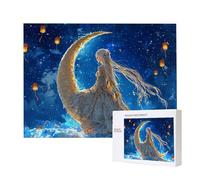 La dea della Luna - Puzzle 6000 Pezzi per Adulti - Puzzle fai da te, Intrattenimento Creativo, Arte Moderna, Puzzle Classico per Adulti e Ragazzi dai 12 anni, Idea Regalo Uomo e Donna 179x105cm a-934