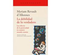 La debilidad de lo verdadero: 525