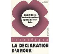 La déclaration d'amour