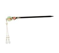 la decorazione classica cinese, Forcina for capelli cinese tradizionale, bastoncino for capelli in legno con dettagli in giada, accessorio for capelli da donna(Green)