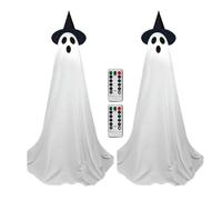la decorazione di fantasmi, spirito decorativo per il giardino, figure illuminate di Halloween, grande ornamento di feste, decorazione di bagliore per giardini, decorazioni spettrali p
