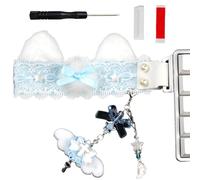 La decorazione molle del Keyset del nastro del pizzo del tessuto con gli incantesimi d'attaccatura per il computer individualizzato organizza il nastro lavabile Keyset