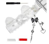 La decorazione molle del Keyset del nastro del pizzo del tessuto con gli incantesimi d'attaccatura per il computer individualizzato organizza il nastro lavabile Keyset