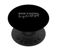 La degustazione di vini è il mio amante preferito del vino PopSockets PopGrip Adesivo