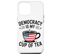 La Democrazia È Tazza Di Tè Usa Pride Usa Coffee Custodia per iPhone 12 Pro Max
