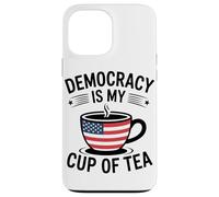 La Democrazia È Tazza Di Tè Usa Pride Usa Coffee Custodia per iPhone 13 Pro Max