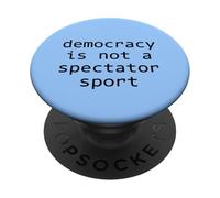 La democrazia non è uno sport spettatore PopSockets PopGrip Adesivo