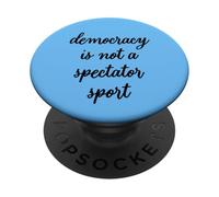La democrazia non è uno sport spettatore PopSockets PopGrip Adesivo