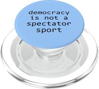 La democrazia non è uno sport spettatore PopSockets PopGrip per MagSafe