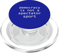 La democrazia non è uno sport spettatore PopSockets PopGrip per MagSafe