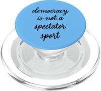 La democrazia non è uno sport spettatore PopSockets PopGrip per MagSafe