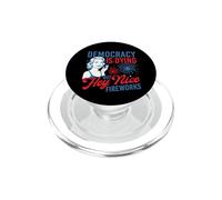 La democrazia sta morendo ma Hey Nice Fireworks - 4 luglio PopSockets PopGrip per MagSafe