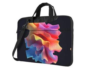 La densità dei fori di corallo ha stampato la borsa a tracolla del computer portatile valigetta a tracolla facile da usare quando si viaggia per affari