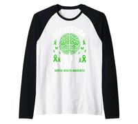 La depressione Non è debolezza Consapevolezza della Salute mentale Maglia con Maniche Raglan