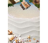 La Diffusione di Pura Acqua di Mare 3D Pavimento Murale Foto Pavimentazione Cart