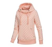La dimensione della camicia è la taglia di una camicetta stampata dalle maniche in pile vestito estivo da donna, Colore: rosa., XXL