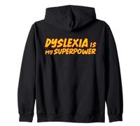 La dislessia è Il Mio Mese di sensibilizzazione sulla dislessia da superpotere Felpa con Cappuccio