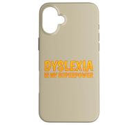 La dislessia è la mia consapevolezza della dislessia superpotente Custodia per iPhone 16 Plus
