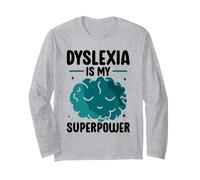 La dislessia è la mia consapevolezza della Superpotenza Dislessia dislessico Maglia a Manica