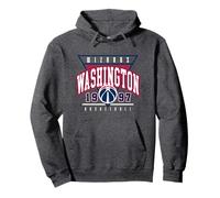 La Disputa Ufficiale della NBA dei Washington Wizards con Il Dead Ball Felpa con Cappuccio