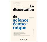 La dissertation de science économique