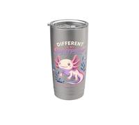La Diversità è il Mio Superpotere Axolotl Bicchiere termico in acciaio inox doppia parete