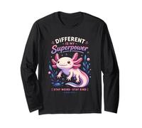 La Diversità è Il Mio Superpotere Axolotl Maglia a Manica