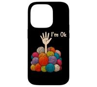 La divertente dichiarazione di I'm Ok Yarn Lover Custodia per iPhone 14 Pro